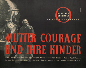 Los 3448 - Berliner Ensemble - Am Schiffbauerdamm. 9 Kleinplakate bedeutender Stücke. Berlin, Graphische Werkstätten u.a., 1956 - 0 - thumb