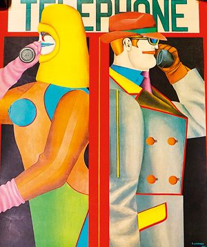Los 3450 - Lindner, Richard - Telephone. Plakat in Farboffset. 1969 - 0 - thumb