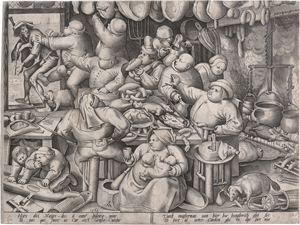 Los 5040 - Bruegel d. Ä., Pieter - nach - Die fette Küche - 0 - thumb