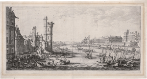 Los 5043 - Callot, Jacques - Vue du Louvre - 0 - thumb
