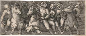Los 5048 - Claesz., Allaert - zugeschrieben - Ornament mit reitenden Soldaten, die eine Frau entführen - 0 - thumb