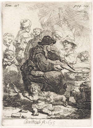 Los 5192 - Rembrandt Harmensz. van Rijn - Die Pfannkuchenbäckerin - 0 - thumb
