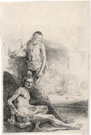 Los 5201 - Rembrandt Harmensz. van Rijn - Zwei männliche Akte ("Het Rolwagentje") - 0 - thumb