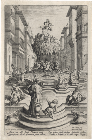 Los 5211 - Sadeler I, Johannes - Ein Brunnen in Florenz - 0 - thumb