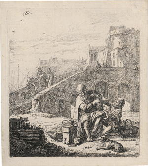 Los 5720 - Wyck, Thomas - Lazarillo stiehlt dem armen blinden Bettler die Trauben - 0 - thumb