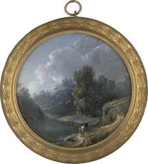 Los 6041 - Französisch - 18. Jh. . Waldlandschaft mit Wanderern - 0 - thumb