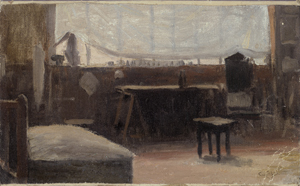 Los 6179 - Cazet, Louis Maurice - Blick in das Atelier des Künstlers - 0 - thumb
