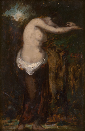 Los 6183 - Diaz de la Peña, Narcisse - Idyll - sich die Haare trocknende Nymphe - 0 - thumb