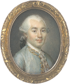 Los 6353 - Labille-Guiard, Adélaïde - Umkreis - Miniatur Portrait eines jungen Mannes in hellgrüner Seidenjacke - 0 - thumb