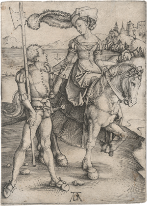 Los 6507 - Dürer, Albrecht - Das Fräulein zu Pferd und der Landsknecht - 0 - thumb