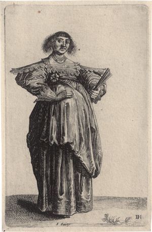 Los 6540 - Savery, Salomon - Vier stehende Frauen in barocker Kleidung - 0 - thumb