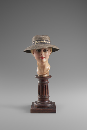 Los 6637 - Strohhut - Schwarzer Damen-Strohhut - 0 - thumb