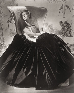 Los 6639 - Horst, Horst P. - Alix (Black Satin) Dress, NY - 0 - thumb