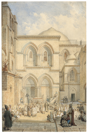 Los 6847 - Deutsch - 1882. Prozession vor der Grabeskirche in Jerusalem - 0 - thumb