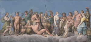 Los 6859 - Nordeuropäisch - um 1810. Die Versammlung der Götter - 0 - thumb