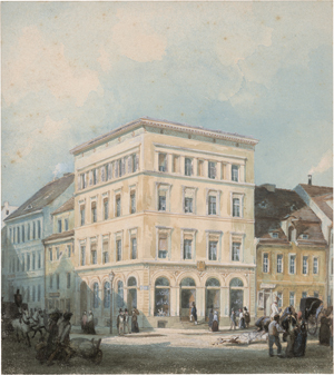Los 6863 - Klose, Friedrich Wilhelm - Das großbürgerliche Heinrich-Hagemeister-Haus in der Großen Friedrichstraße 170 / Ecke Französische Straße in Berlin - 0 - thumb