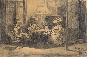 Los 6907 - Toorop, Jan - Kopje koffie in de Weststraat (1903) - 0 - thumb