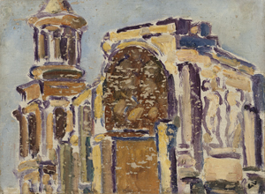 Los 7005 - Valtat, Louis - Façade de l'église, effet de lumière - 0 - thumb