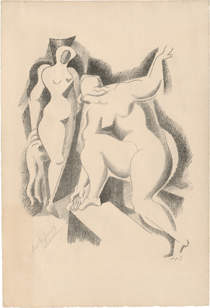 Los 7136 - Archipenko, Alexander - Zwei weibliche Akte - 0 - thumb