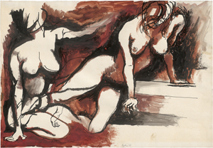 Los 7261 - Guttuso, Renato - Ohne Titel (Aktstudie) - 0 - thumb