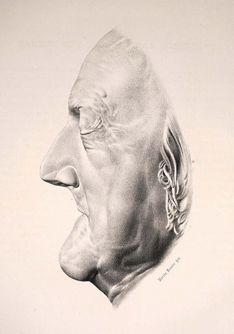 Lot 308, Auction  125, Carus, Carl Gustav, Neuer Atlas der Cranioskopie. Leipzig, Brockhaus, 1864. - Zweite vermehrte und verbesserte Auflage