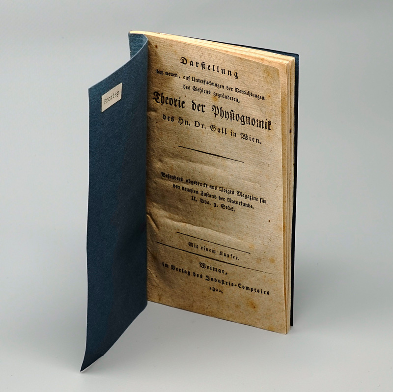 Lot 313, Auction  125, Froriep, Ludwig Friedrich, Darstellung der neuen Theorie der Physiognomik. Weimar, Landes-Industrie-Comptoir, 1801