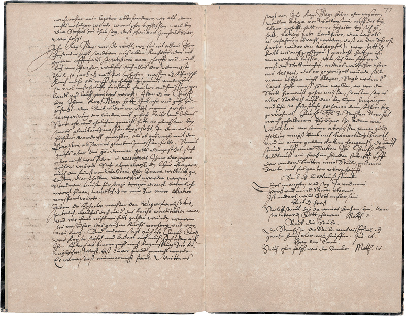 Lot 1049, Auction  125, Wittenberger Schreiben, "Extract schreibens auß Wittemberg von meinem pofessore". Deutsche Handschrift auf Papier.