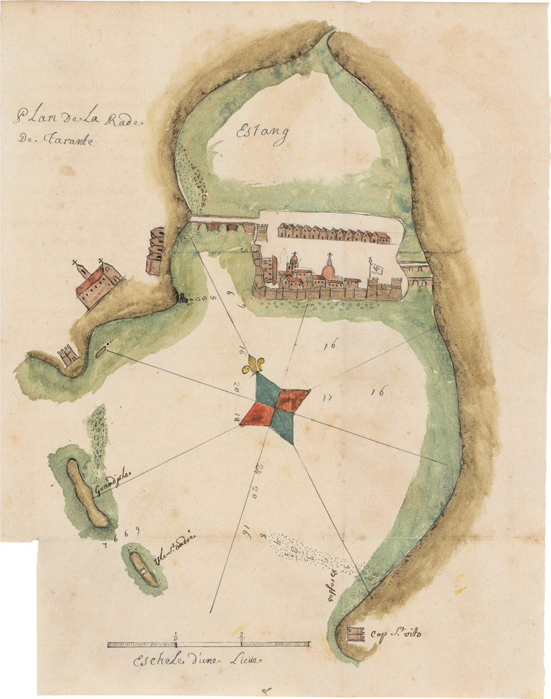 Lot 1068, Auction  125, Vitalis, Marineoffizier, Journal de la campagne que l'escadre des huit galères du Roy viennent de faire, présenté à Monseigneur le duc d'Anville. Marseille 1734 