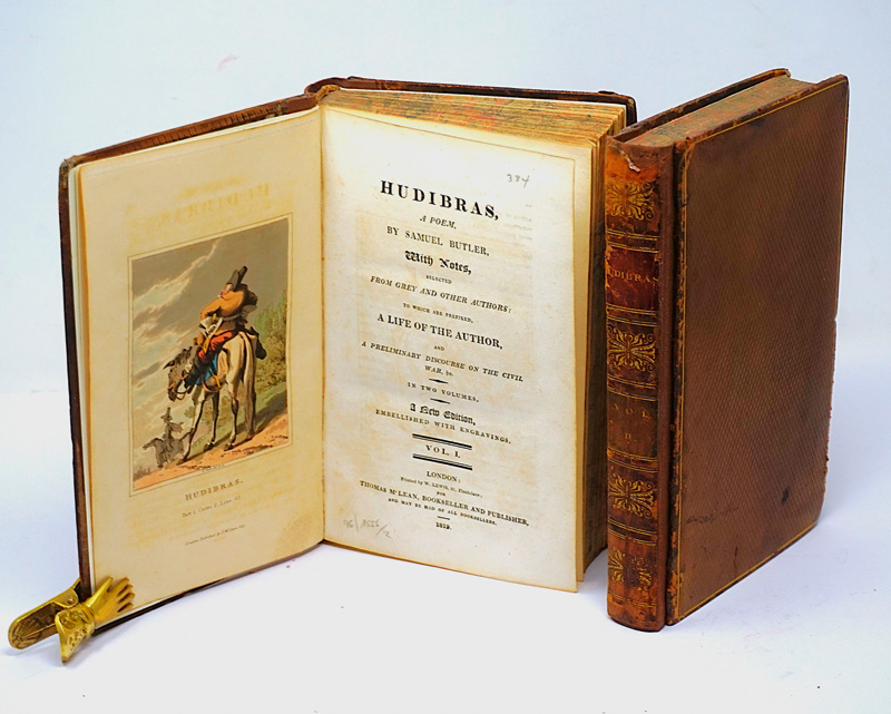 Lot 1521, Auction  125, Butler, Samuel, Hudibras. London, T. McLean, 1819. - Erste Ausgabe