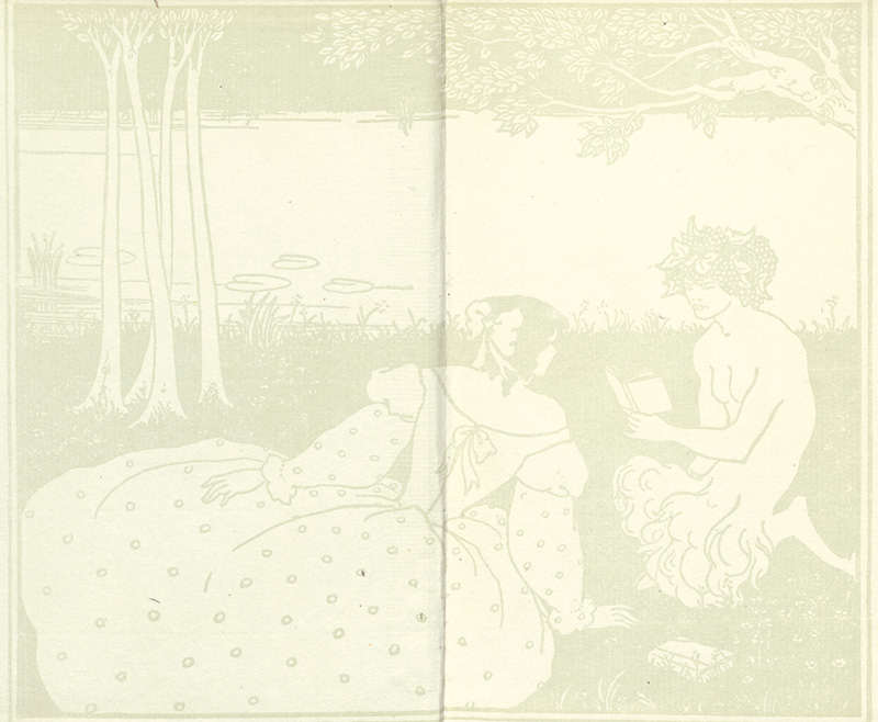 Lot 3023, Auction  125, Hofmannsthal, Hugo von, Das kleine Welttheater. Leipzig, Insel, 1903. - Erste Ausgabe. Einband von A. Beardsley