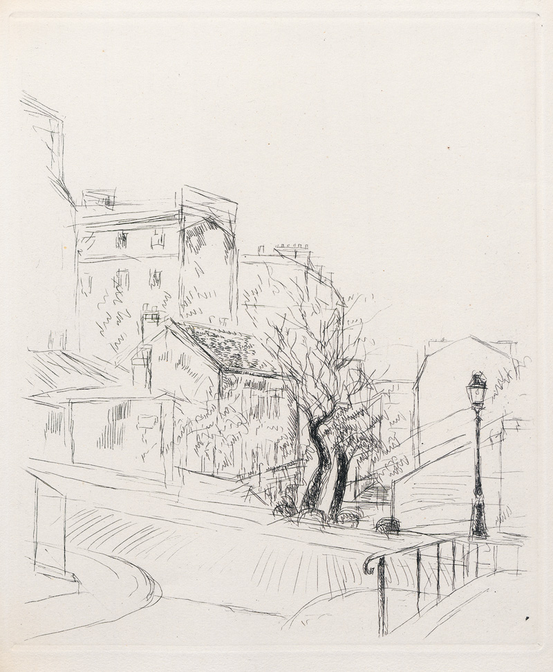 Lot 3051, Auction  125, Brisson, Pierre und Dunoyer de Segonzac, André, Le Lierre. Mit 28 Originalradierungen von André Dunoyer de Segonzac. Paris, A. Sauret, 1953. Eines von 20 Exemplaren mit Extrasuite