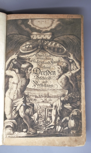 Los 200 - Weck, Anton - Der Chur-Fürstlichen ... Haupt-Vestung Dresden. Nürnberg, C. S. Froberger für J. Hoffmann, 1680. - Zweiter Druck - 2 - thumb