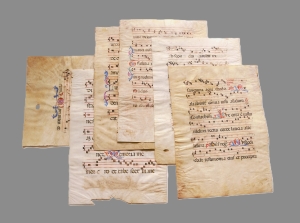 Los 1022 - Gloria patri - et filio et spiritui sancto. 6 Einzelblätter aus einem Antiphonale. - Italien 16. Jahrhundert - 1 - thumb