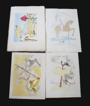 Los 3053 - Dali, Salvador - 29 kolorierte und pochoir-kolorierte Original-Kaltnadelradierungen auf Arches-Velin - 2 - thumb