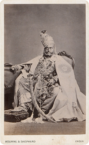 Lot 4055, Auction  126, India, Portraits of maharajas and rulers of India