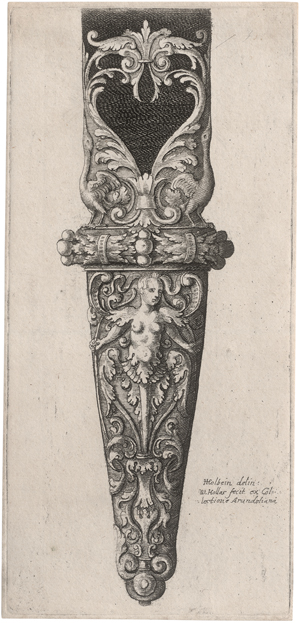 Lot 5139, Auction  126, Hollar, Wenzel, Unterer Theil einer verzierten Dolchscheide