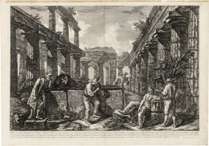 Lot 5324, Auction  126, Piranesi, Giovanni Battista, Différents vues de quelques Restes  ... Ville de Pesto 