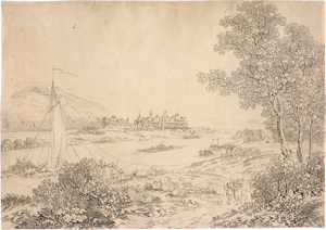 Lot 5347, Auction  126, Zingg, Adrian, Schloss Pillnitz an der Elbe bei Dresden