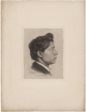 Lot 5414, Auction  126, Stauffer-Bern, Karl, Peter Halm im Profil