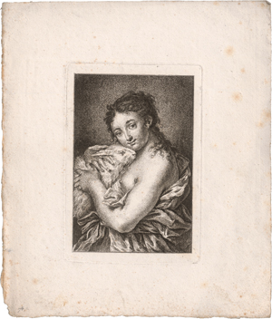 Lot 5714, Auction  126, Weiss, Bartholomäus Ignaz, Studienblatt mit sechs Köpfen