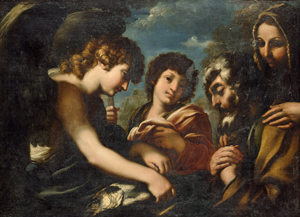 Lot 6010, Auction  126, Emilianisch, 2. Hälfte 17. Jh. Die Heimkehr des Tobias