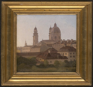Los 6066 - Mohr, Johann Georg Paul - Blick auf die Theatinerkirche in München - 1 - thumb
