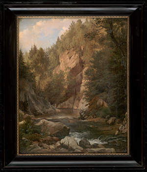 Los 6105 - Papperitz, Gustav Friedrich - Wildbach beim Weißritzgrund bei Dresden - 1 - thumb