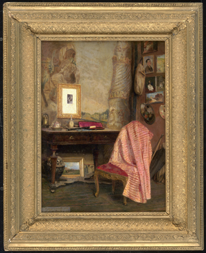 Los 6143 - Santoro, Rubens - "Primo dipinto": Schreibtisch im Atelier eines Künstlers - 1 - thumb