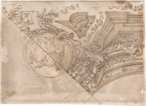 Lot 6519, Auction  126, Carpi, Carlo Giuseppe, Entwürfe für Quadraturmalerei