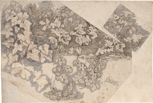 Lot 6532, Auction  126, Verwer, Johan, Pflanzenstudie mit Rankengewächsen und Gräsern