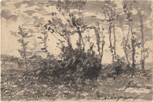 Lot 6726, Auction  126, Harpignies, Henri Joseph, Kleines Dickicht