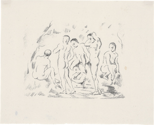 Lot 7000, Auction  126, Cézanne, Paul, Les Baigneurs (petite planche)
