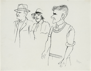 Los 7093 - Grosz, George - Passanten Berlin - 0 - thumb