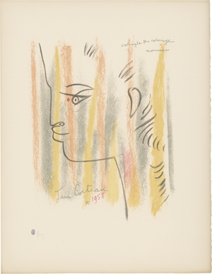 Lot 8072, Auction  126, Cocteau, Jean, Exemple du coloriage nouveau